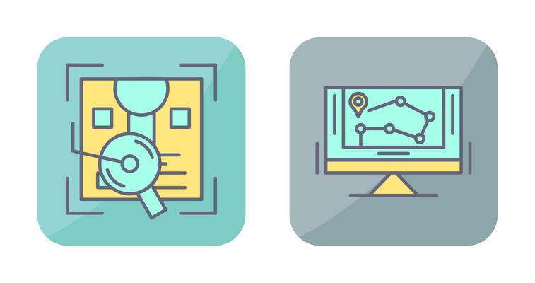Order Tracking and Location Icon
