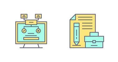 Methodology and Portfolio Icon vector