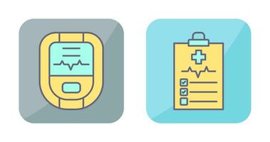 Oximeter and Medical Icon vector