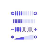 volume control vector elements for apps