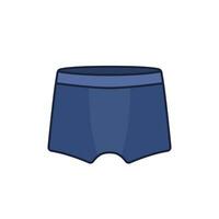 underwear, mens boxer briefs icon with outline vector