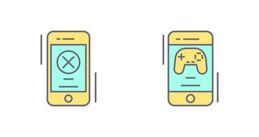 Block and Game Icon vector