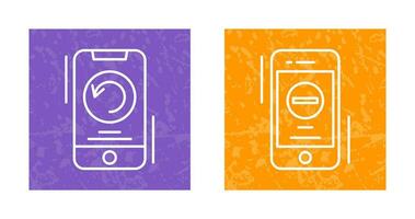 Restart and Remove Icon vector