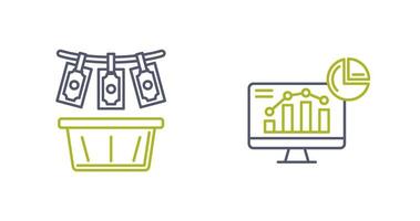 Money Laundering and Monitering Icon vector