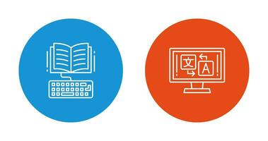 Study and Language Icon vector