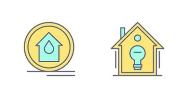 Fire Alarm and Home Automation Icon vector