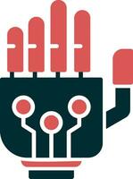 Robotic Hand Vector Icon