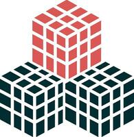 Cubes Vector Icon