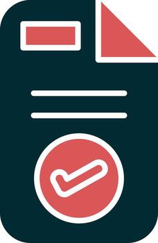 icono de vector de documento