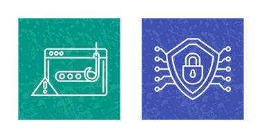 Phishing Password and Security Icon vector