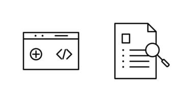 limpiar código y caso estudiar icono vector