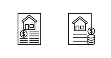 Document and Financial Icon vector