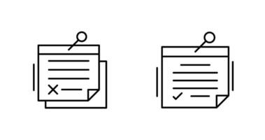 Note and Note Icon vector