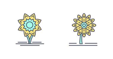 Daffodil and Daisy Icon vector