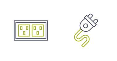 Socket and Plug Icon vector