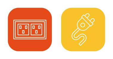 Socket and Plug Icon vector