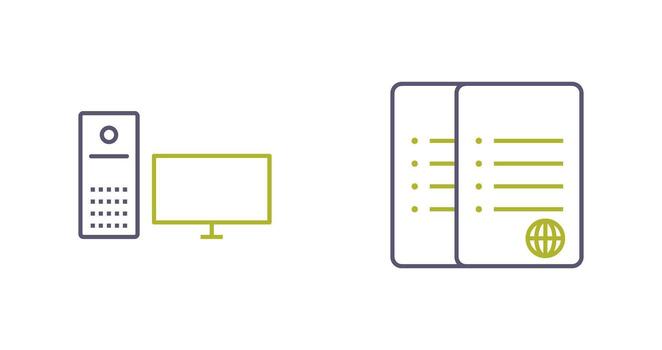 computer and corrupted data  Icon vector