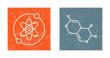 Proton and Molecule Icon vector