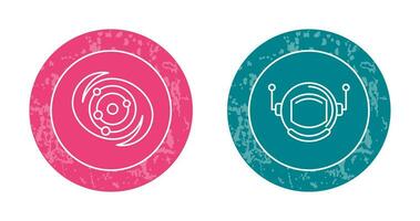 pantone and intersection Icon vector