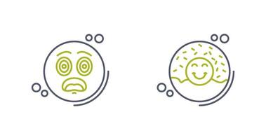 Dazed and Donut Icon vector