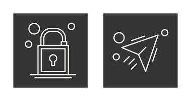 Lock and Send Icon vector