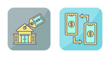 Rental and Transaction Icon vector