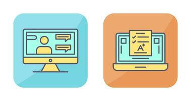 Internet and Scores Icon vector