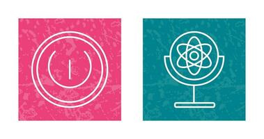 Gyroscope and Power Icon vector