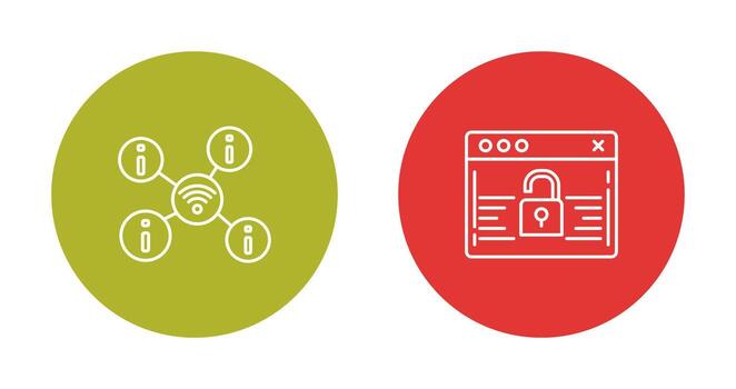 wifi and password Icon vector
