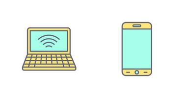 Signal and Smartphone Icon vector