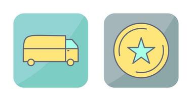 favorite and home delivery  Icon vector