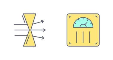 Dispersion and Weight Scale Icon vector
