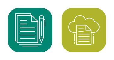 Document and File Icon vector