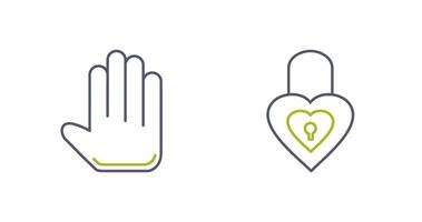 hand tool and Lock Icon vector