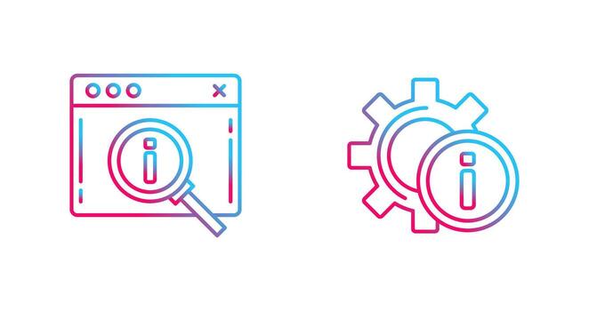 buscar y ajuste icono vector