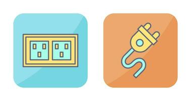 Socket and Plug Icon vector