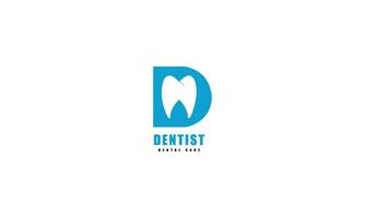 Dental logo design with arrow concept vector