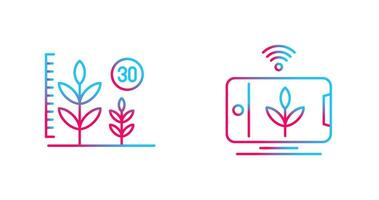 Growth and Device Icon vector