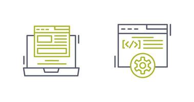 Layout and Development Icon vector