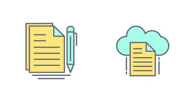 Document and File Icon vector