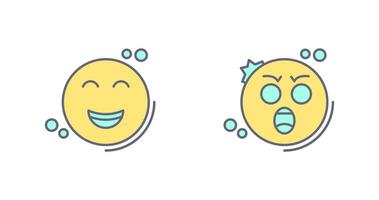 Shock and Happy Icon vector