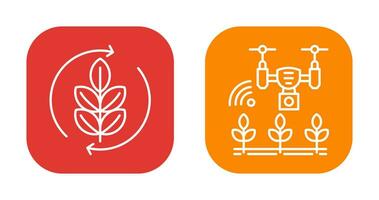 Agronomy and Smart Farm Icon vector