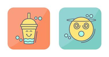 Drink and Dizzy Icon vector