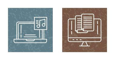 Music and Paste Icon vector