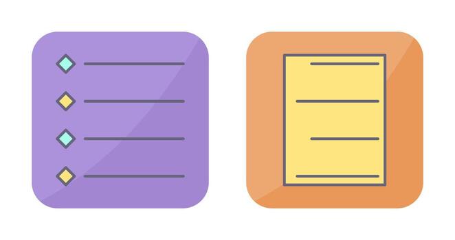 con viñetas lista y Derecha alinear icono vector