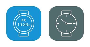 Sports Watch and Wrist Watch Icon vector