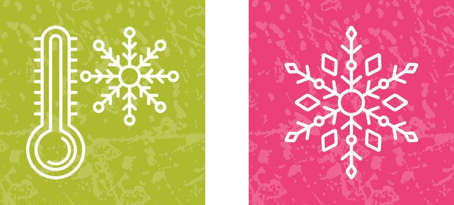 Snow Flake and Cold Icon