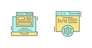 Layout and Development Icon vector