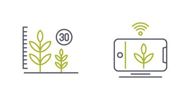 Growth and Device Icon vector