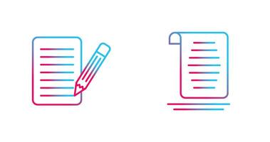 checklist and document  Icon vector